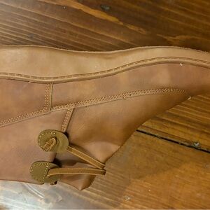 Brand new leather boots